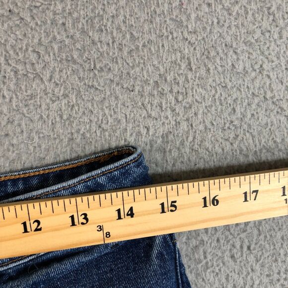 Abercrombie Fitch Jeans Women 10 Blue High Rise Skinny Distressed Preppy Classic - Picture 6 of 8